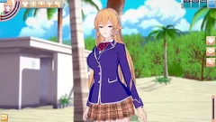 Abspielen 3D-Anime-Manga-Hentai-Spiel: Heiße Sex-Session mit Erina
