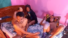 Oynat Hanif, Popy Khatun, MST Sumona ve Manik Mia ile Hardcore Grup Seks